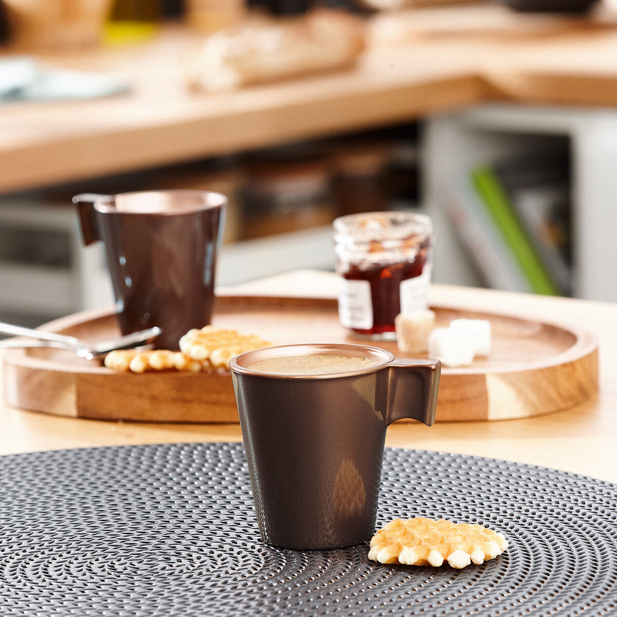 Caneca Luminarc Flashy Castanho 80 ml Vidro (24 Unidades)